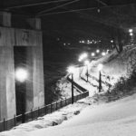 Bridge pillars the River Oswego NY